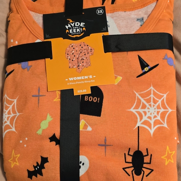 Hyde and eek women's 2pc pajamas set Color orange - Picture 4 of 5